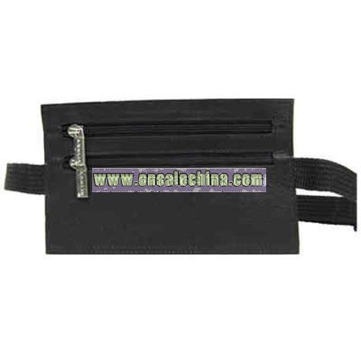 Two-zippered security wallet,