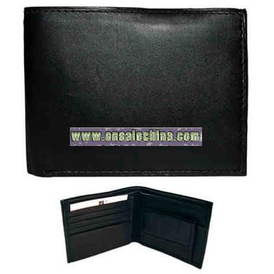 Men's black change purse wallet