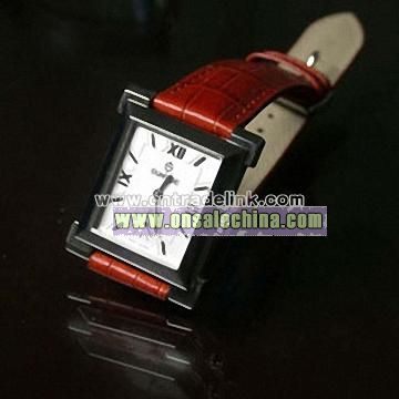 Red Wrist Watch