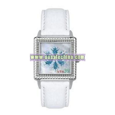PS COLLECTION WHITE SNOWFLAKE STAMPS WATCHES