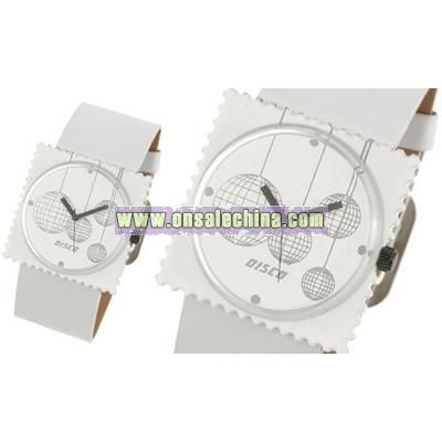 White Band Girls' Leisure Sports Watch Stamp Face