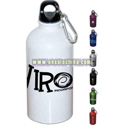 500ml Stainless steel water bottle with carabiner