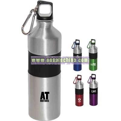 Aluminum 750 ml (25 oz) sports water bottle