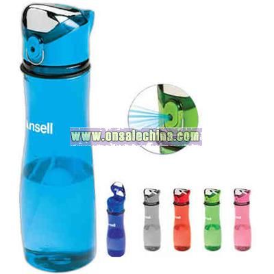 26 Oz. colored polycarbonate spritzer water bottle