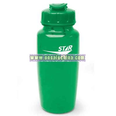 Acrylic big mouth sport bottle with wave grip