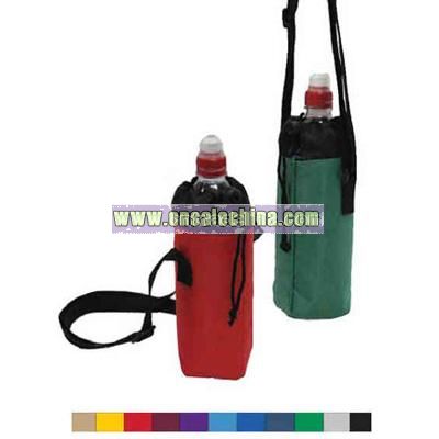 Polyester 420 denier polyurethane insulated water bottle holder