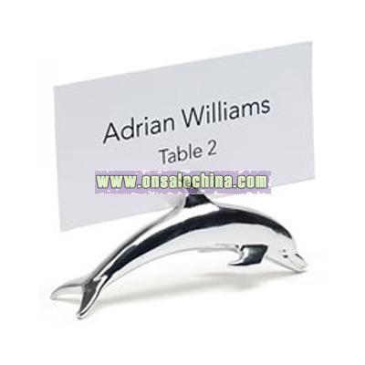 Dolphin Place Card Holder