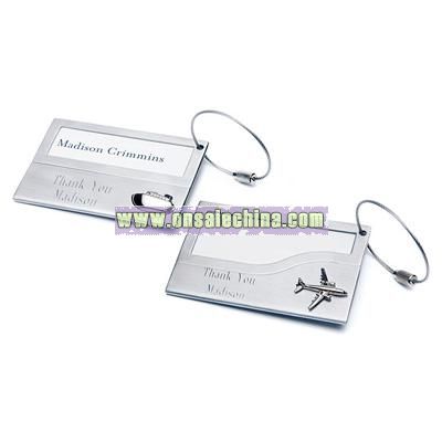 Stainless Iron Luggage Tags Set