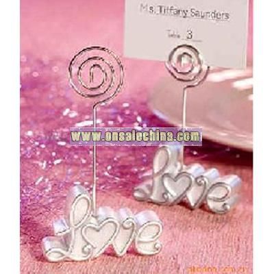 Love place card holder