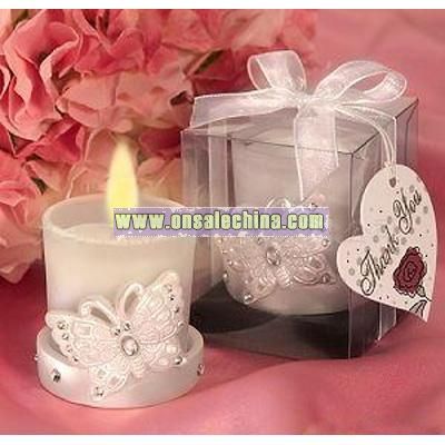 Butterfly Wedding candle holder