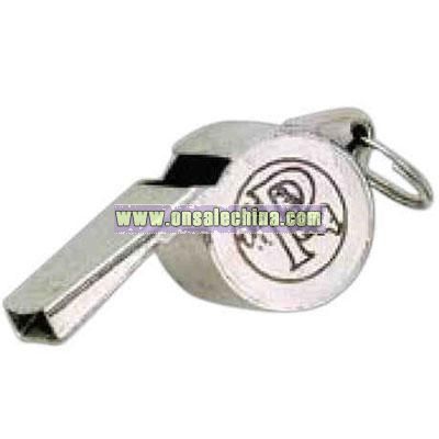 Nickel plated referee metal whistle