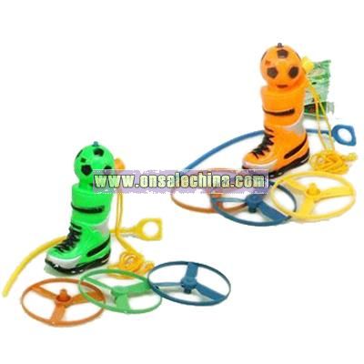 Football shoes strap with Whistle UFO