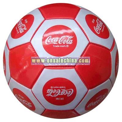 PVC Leather Machine-Sewn Soccer Ball, Promotion Ball