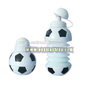 Foldable Soccer Bottle