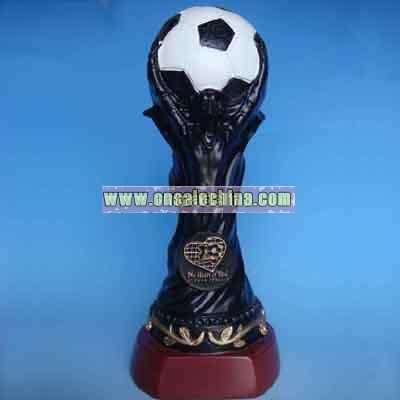 Resin World-Cup Trophy, Polyresin World Cup, World Up Trophy