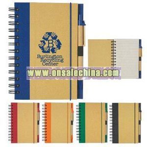 Eco-Friendly Spiral Notebook & Pen