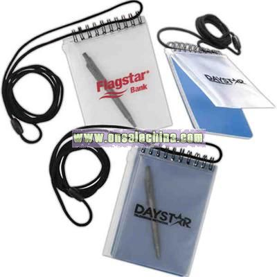 Rope Notebook With Mini Plastic Pen