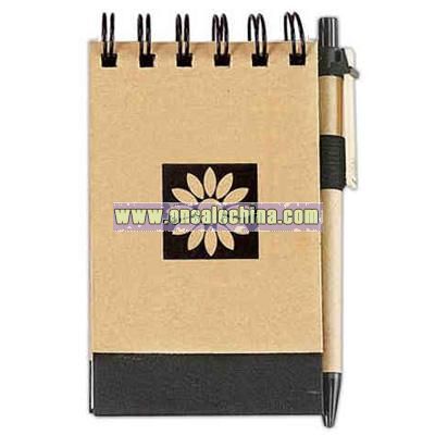 Earth-friendly recycled jotter