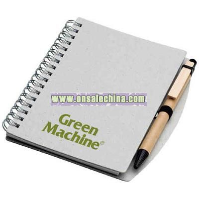 Recycled Memo Pad and Pen