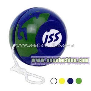 Globe shaped yo-yo