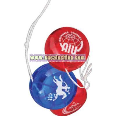 Translucent plastic yo-yo