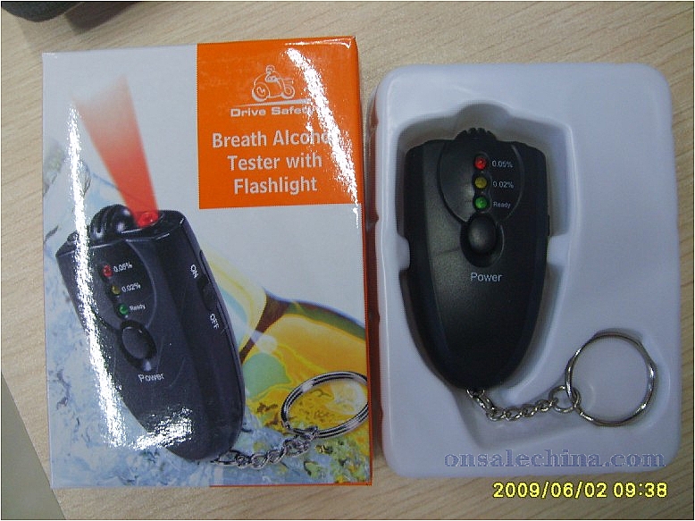Breathalyzer Keychain Tester