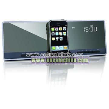 Flat Panel Nxt Speaker with Alarm, Am, FM, Aux and SRS