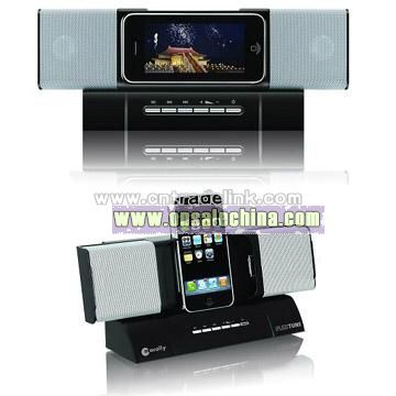 Flexible Stereo Speaker for iPod with Remote Control