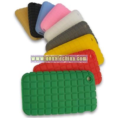 Block Design Silicone Case for iPhone 3G and 3GS