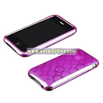 Translucent Silicone Crystal Case Cover for iPhone