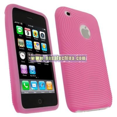Textured Silicone Skin Case for Apple iPhone