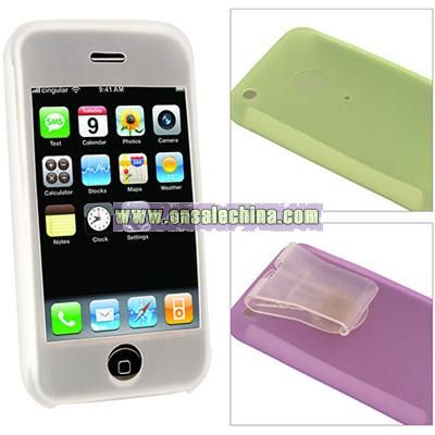 iPhone White Silicone Skin Protective Cover