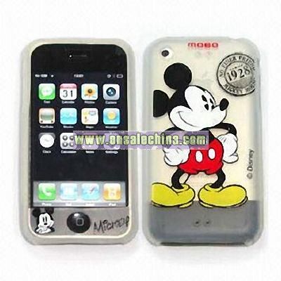 Silicon Case for iPhone with Printing Pattern