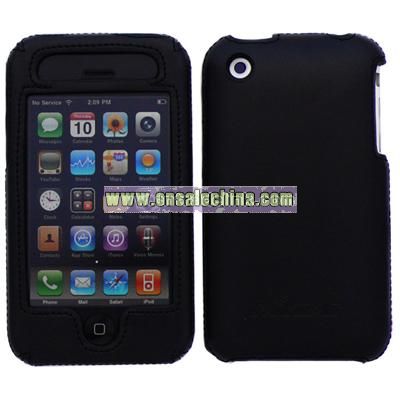 iPhone 3G/3GS Black Executive Leather Protector Case