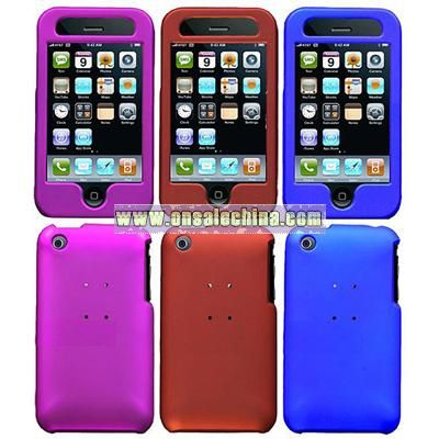 Titanium Rubberized Solid Protector Case for iPhone 3G/3GS