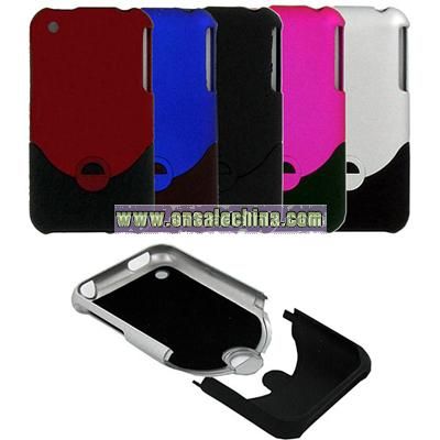 Apple iPhone 3G 2 Colors Crystal Rubber Case