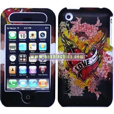 iPhone 3G/3GS Love Tattoo Design Protector Case