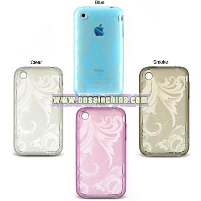 iPhone 3G 3GS Blooming Flower Crystal Design Case
