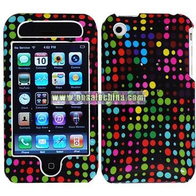 iPhone 3G/3GS Color Dots Design Protector Case
