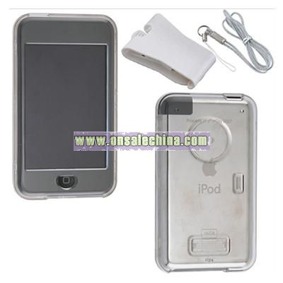 Clear Clip-on Case with Belt Clip for iPod Touch