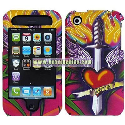 iPhone 3G/ 3GS Love Thorn Design Protector Case