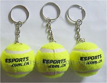 Keyring-Mini tennis ball