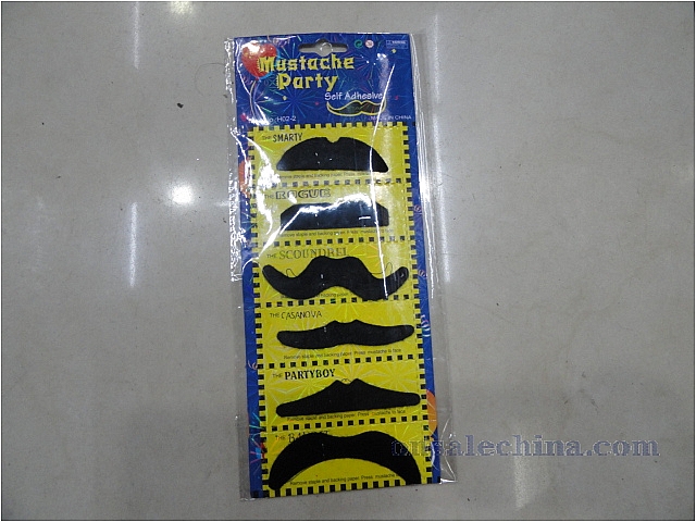 6 piece Moustaches pack