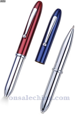 Compact ballpoint light-up pen