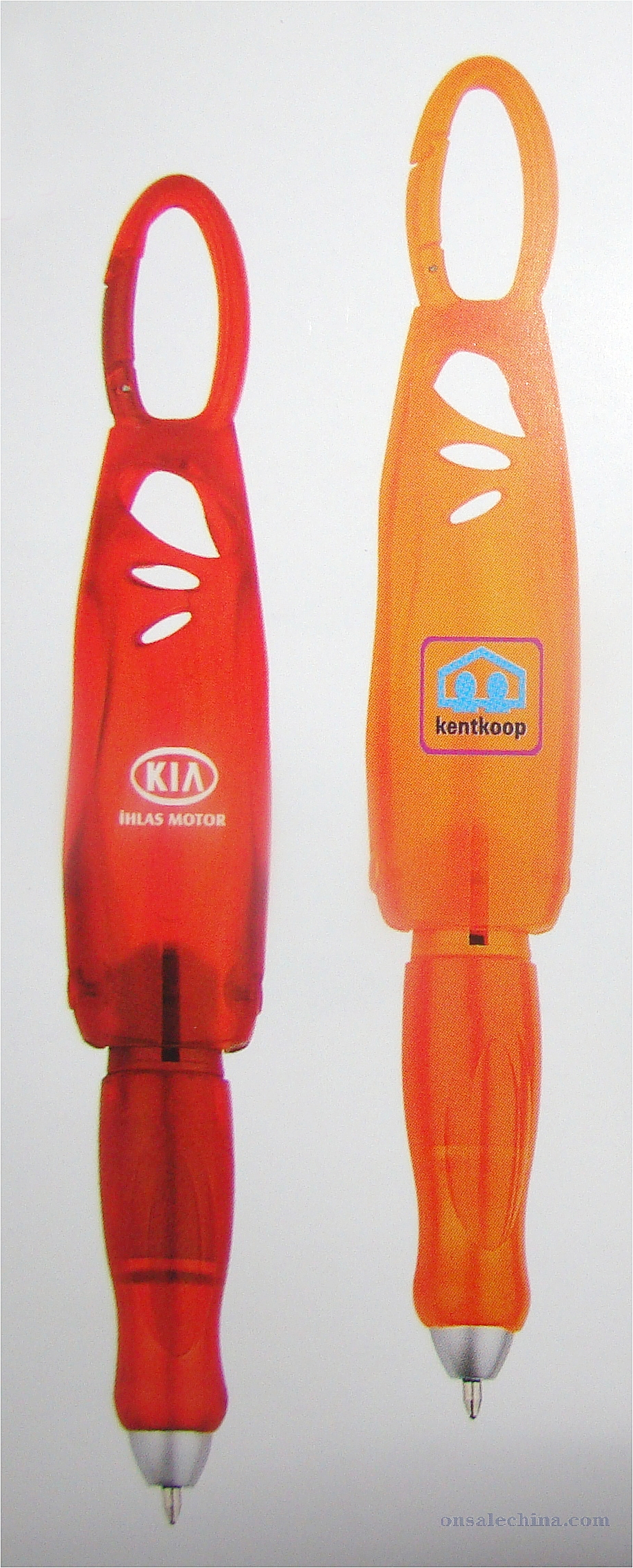 Carabiner fold up gel pen