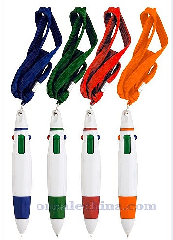 Four-color plastic pen