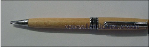 Wood grain ballpoint pen