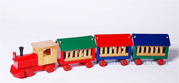 wooden train